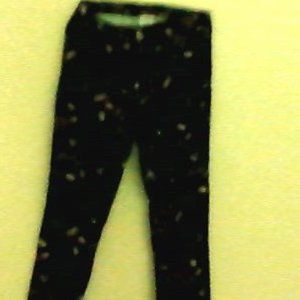 flower print jeans